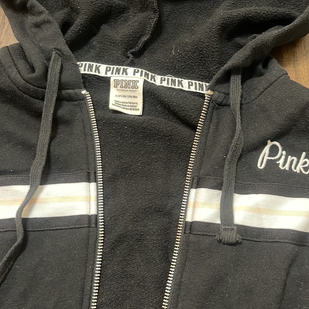 Pink zip jacket black - Picture 2 of 3